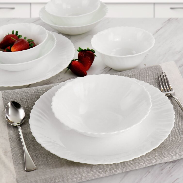 Tempered glass 2025 dinner plates